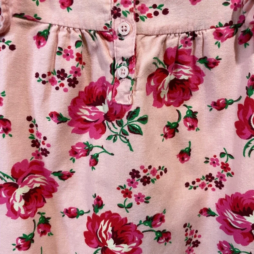 Baby Gap 6-12m Pink Floral Dress